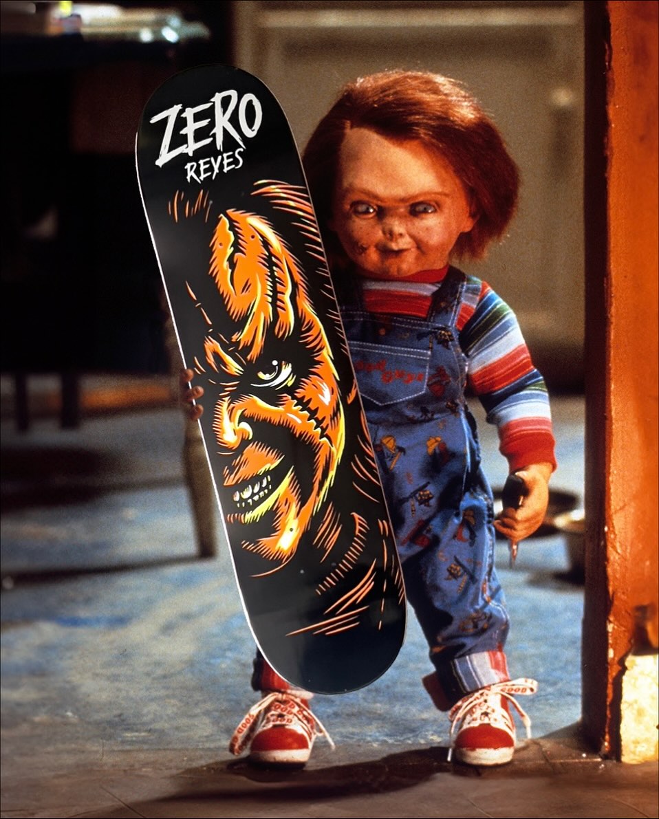 SHAPE MAPLE  Zero Skateboards – Reyes Fright night 2