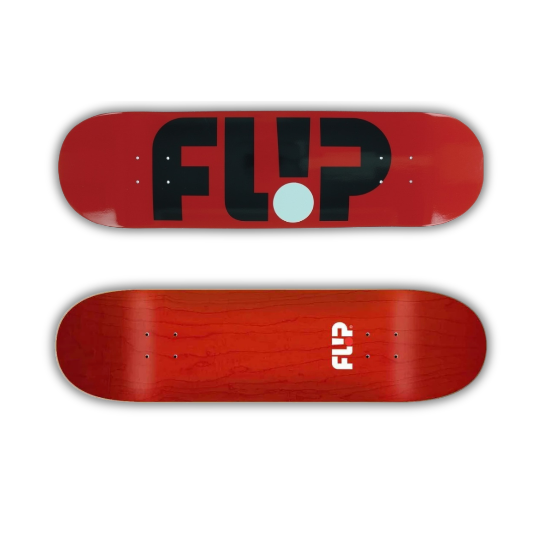 Shape FLIP Skateboards Team Odyssey Logo Red