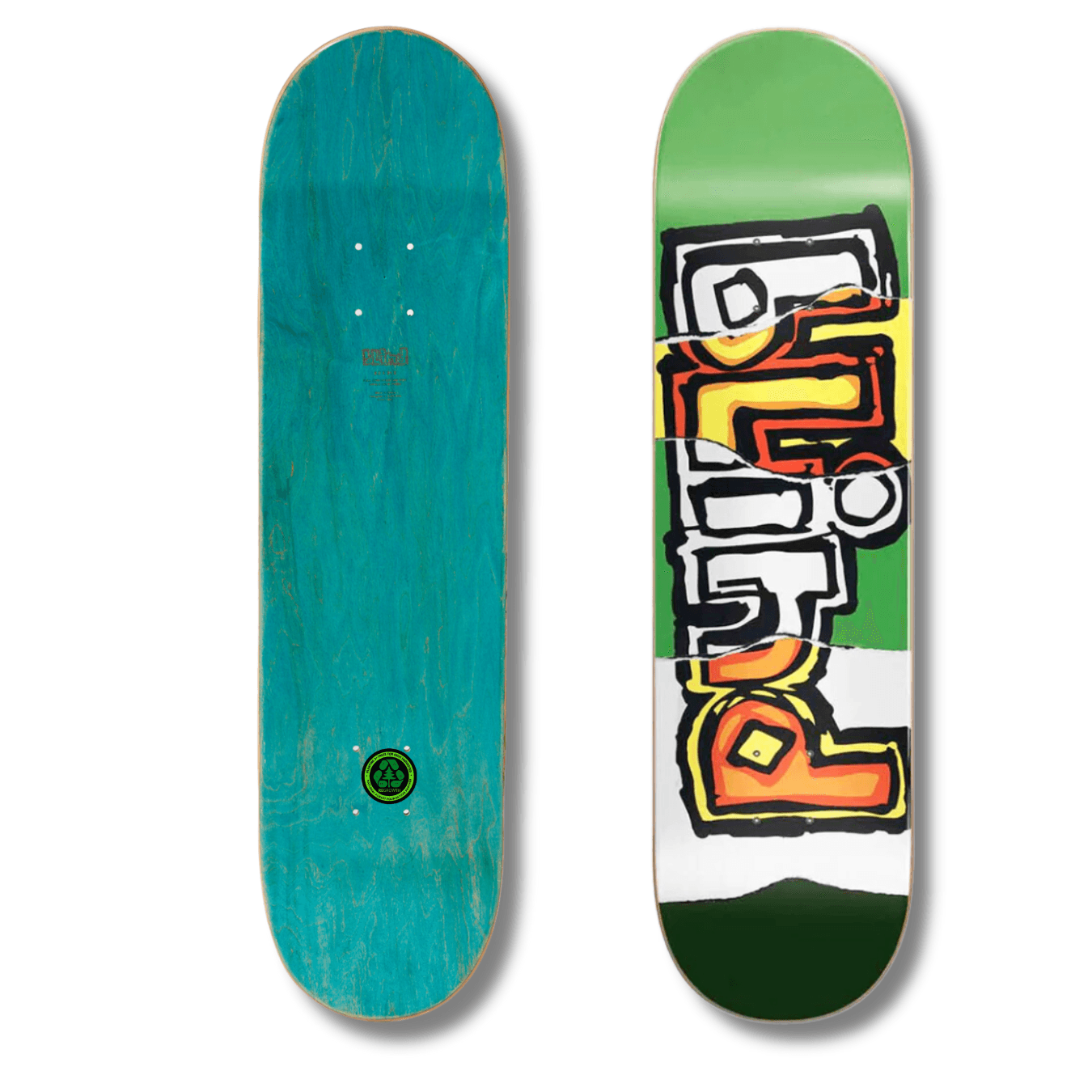 Shape Importado Maple Blind OG Ripped Resin-7 Green 8.5"