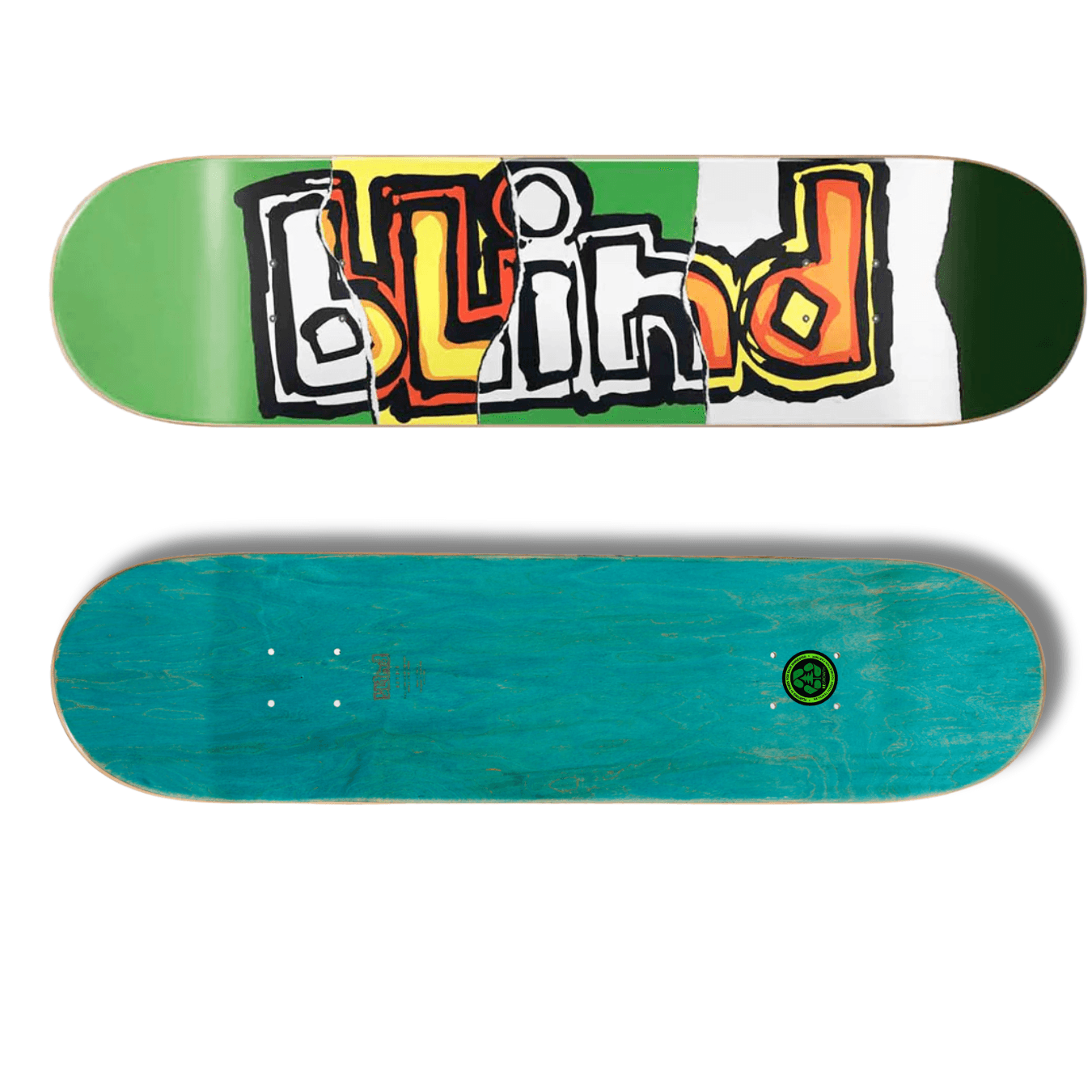 Shape Importado Maple Blind OG Ripped Resin-7 Green 8.5"