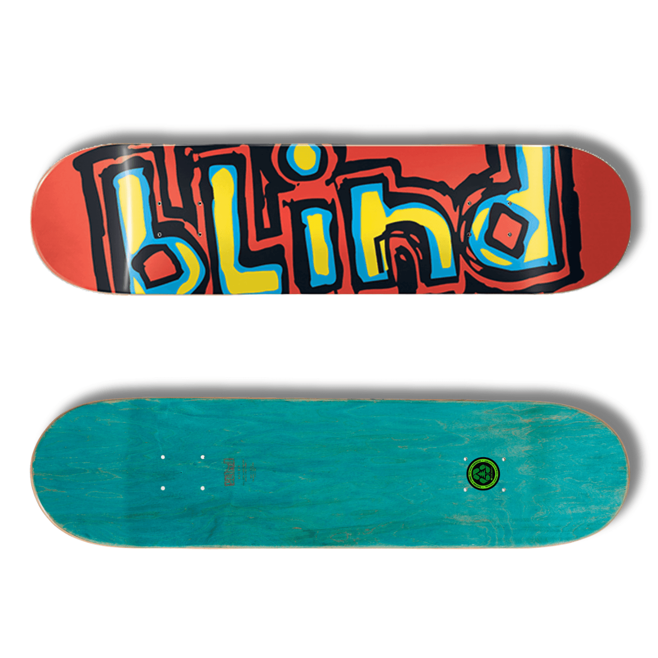Shape importado Maple Blind OG logo Resin-7  Red/Blue