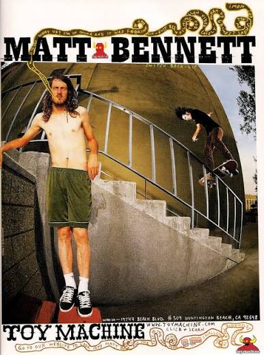 Shape Maple Toy Machine Matt Bennet  Pro template 8.375''