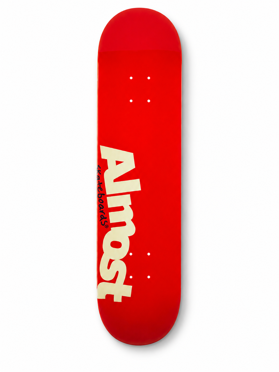 Shape Maple Almost Skateboard  Team Most deck Red  Resin-7  8.25"