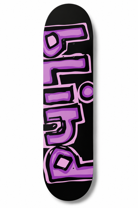 Shape Maple Blind Skateboards  OG  LOGO BLACK PINK Resin-7   8.5"