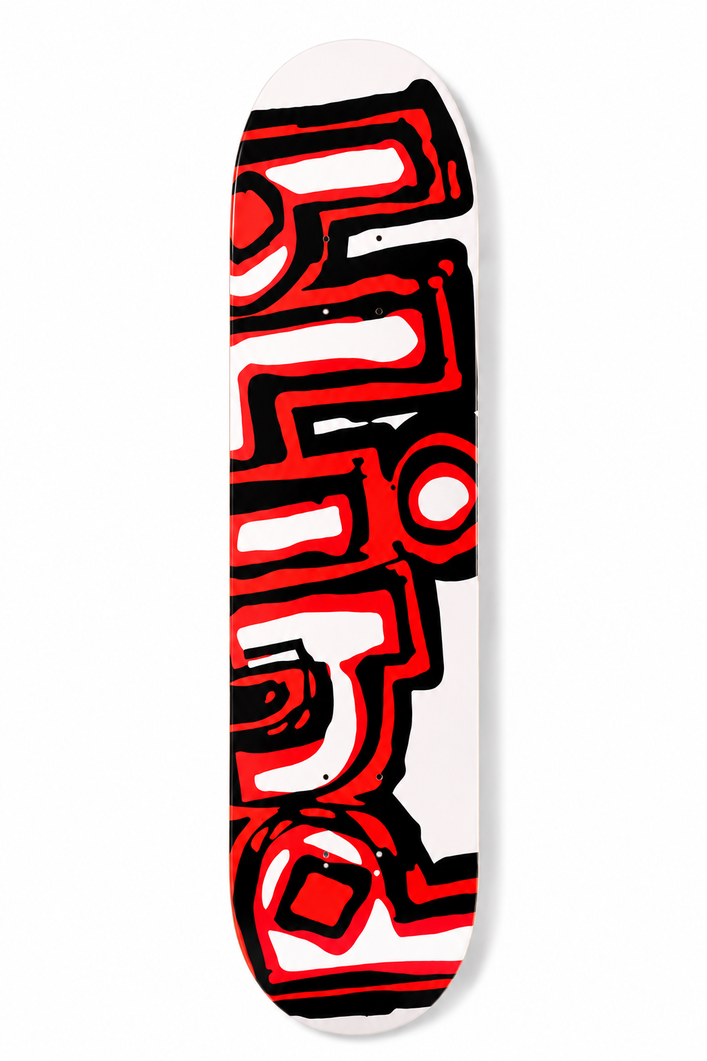 Shape importado Maple Blind OG logo Resin-7  white/Red 8.0"