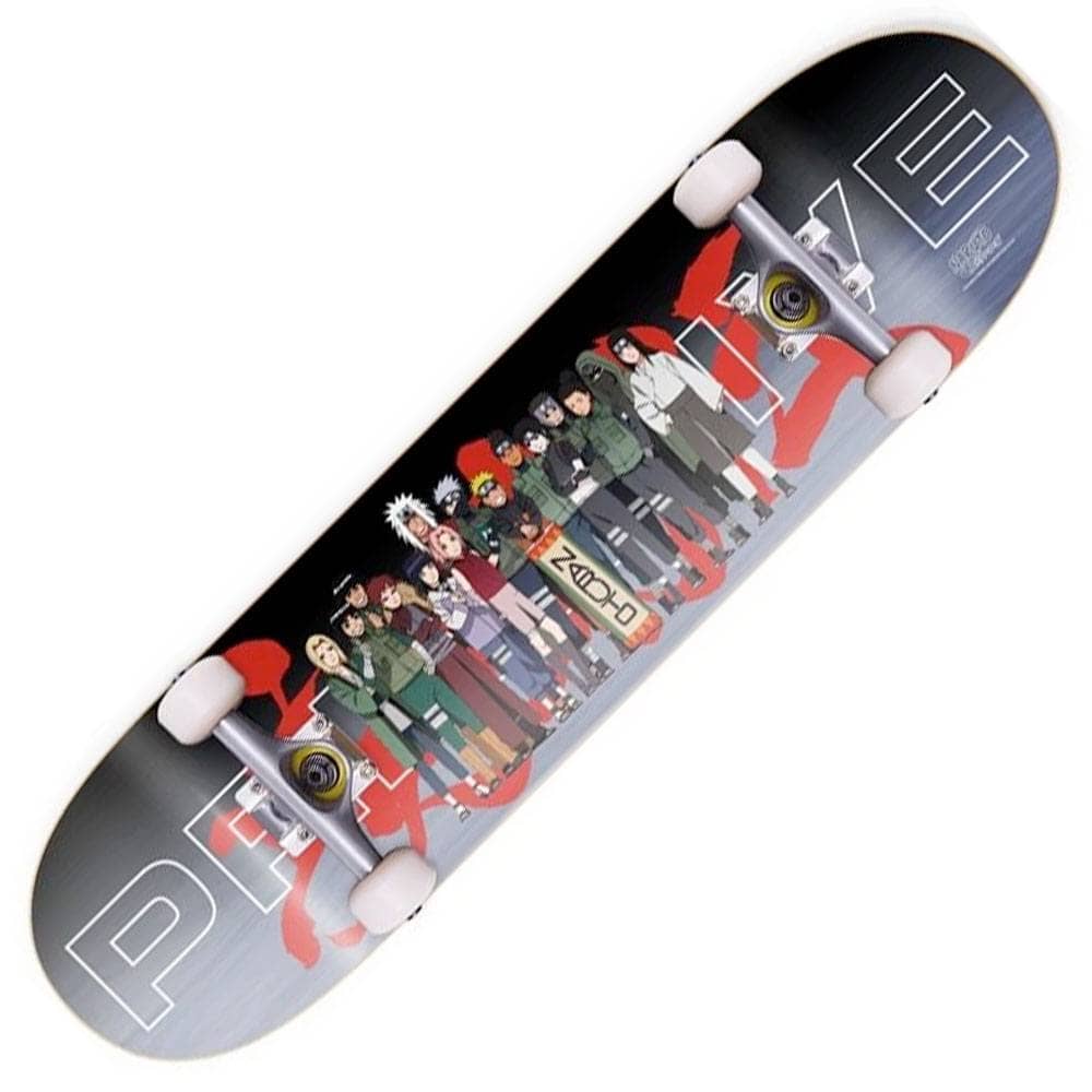 Skate Importado Primitive Collab Naruto Leaf Village 8.125"