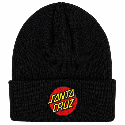 Touca Santa Cruz - Classic DOT  - Black/Preto