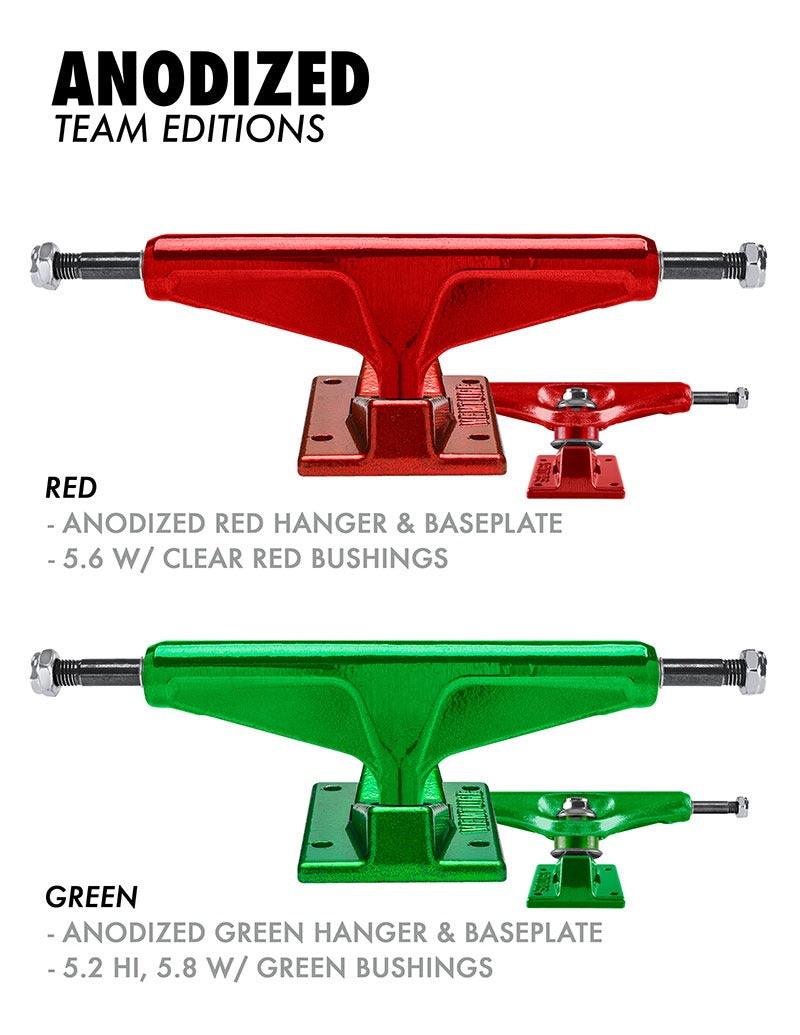 Truck Venture  Anodized Team Red 5.6 HI  - 144mm