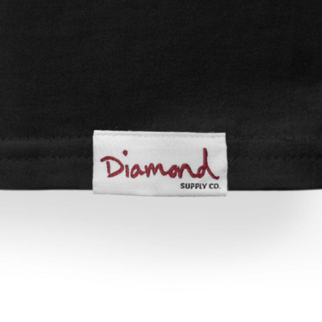 Camiseta Diamond Supply - BRILLIANT RING TEE - Black/Preto