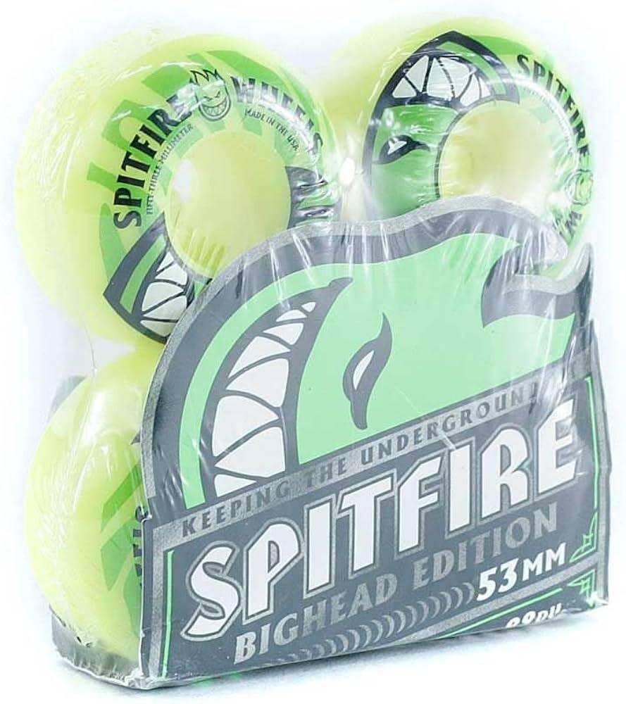 Roda Spitfire Bighead  Electrofire  Yellow AMARELA- 99D 53mm