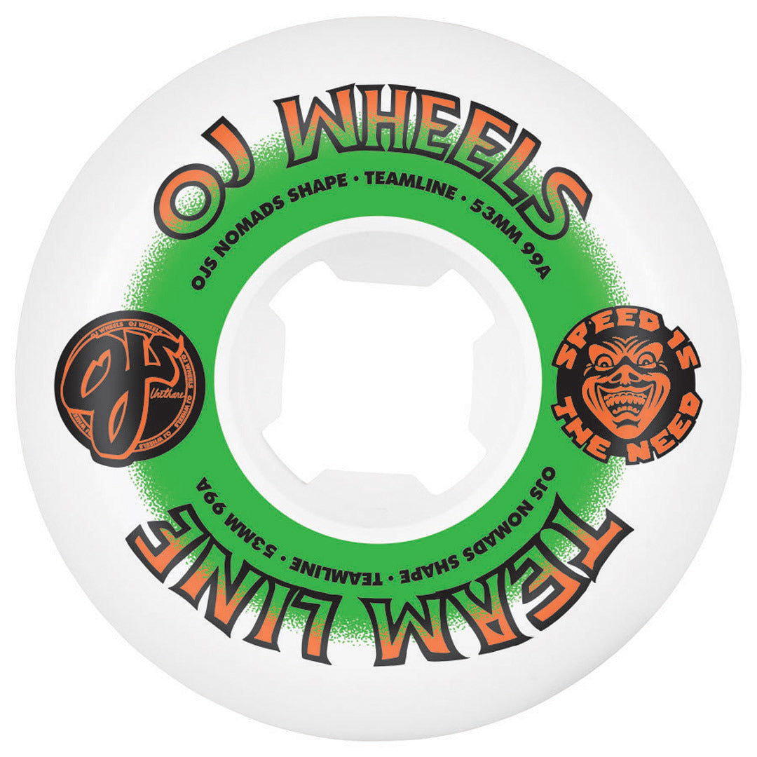 RODA OJ TEAM LINE ORIGINAL NOMADS 99A 53mm