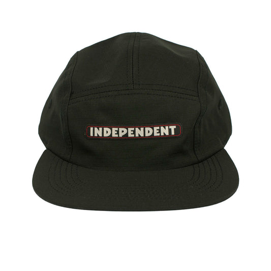 Boné Independent Trucks  Five Panel BAR LOGO  - Black/preto
