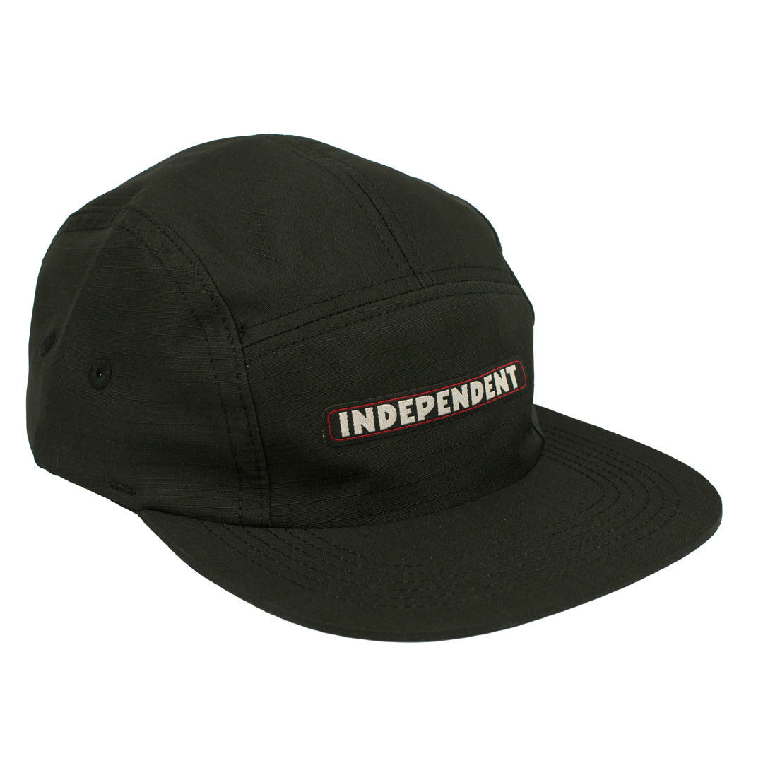Boné Independent Trucks  Five Panel BAR LOGO  - Black/preto