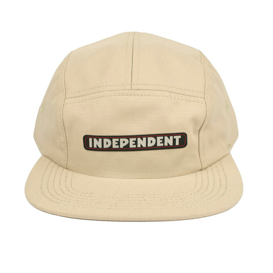 Boné Independent Trucks  Five Panel BAR LOGO  - Caqui/Bege
