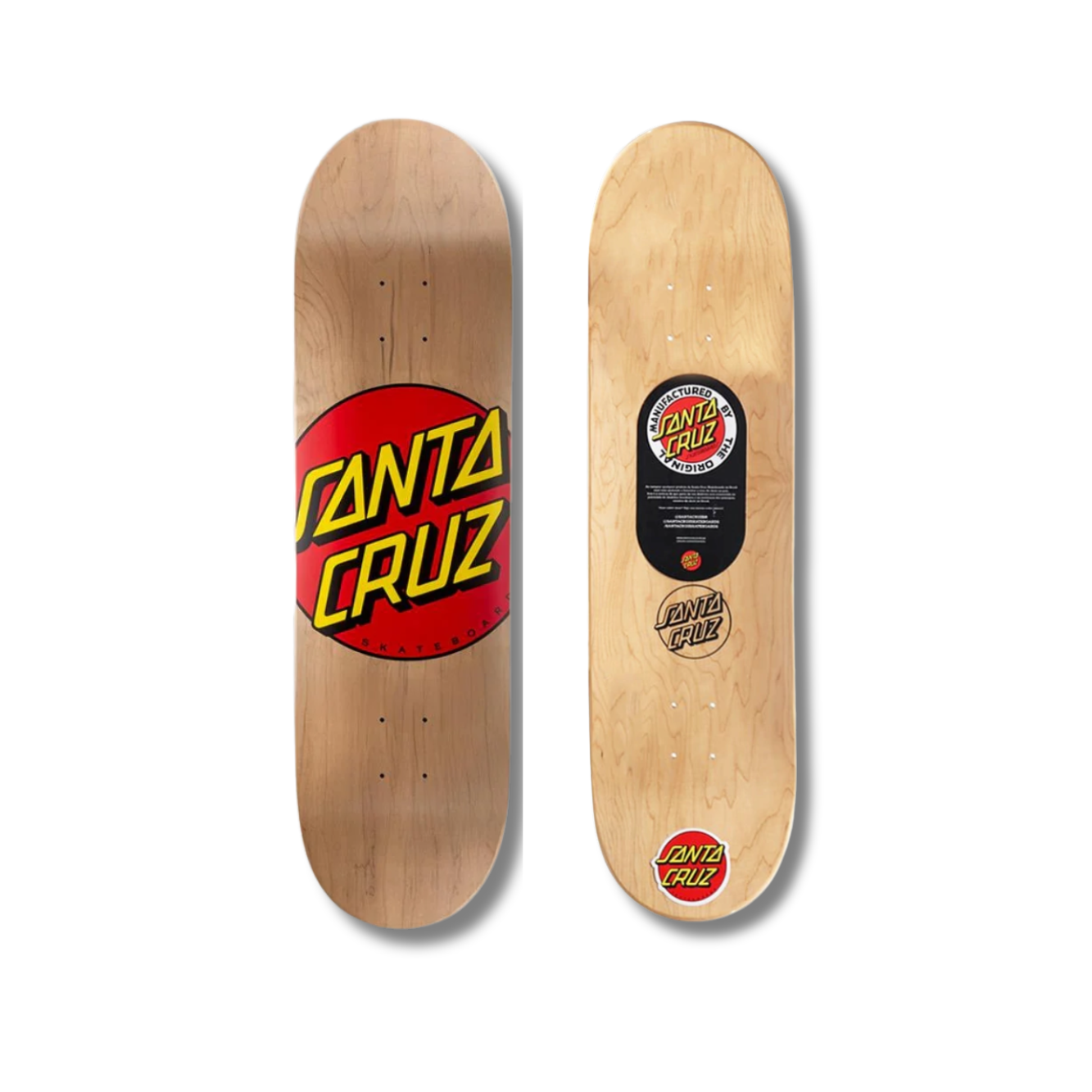 SHAPE SANTA CRUZ CLASSIC DOT  MAPLE - 8.75"