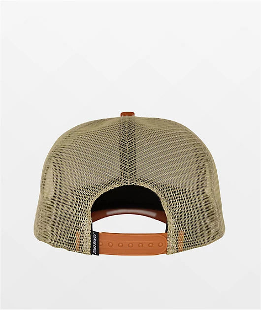 Boné Santa Cruz Trucker - Trucker Cliff View Dot Aba torta