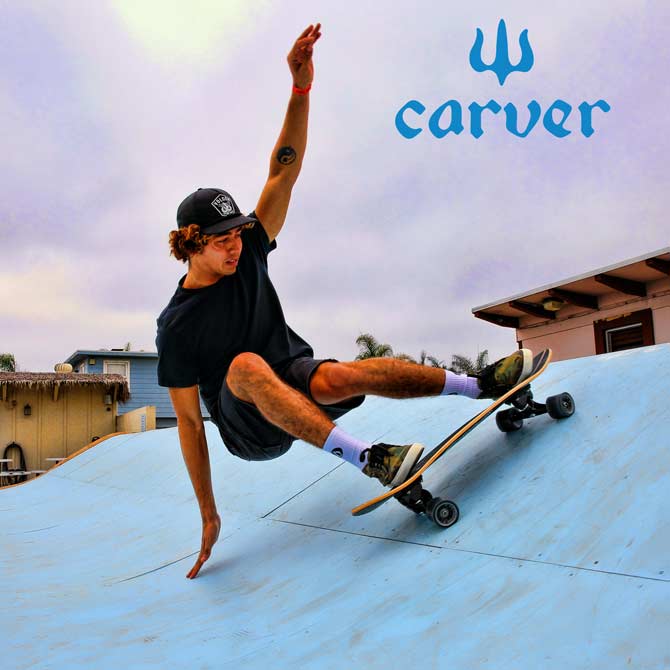 Cruiser Completo SANTA CRUZ FLAME DOT ROUTE CARVER 9.80"