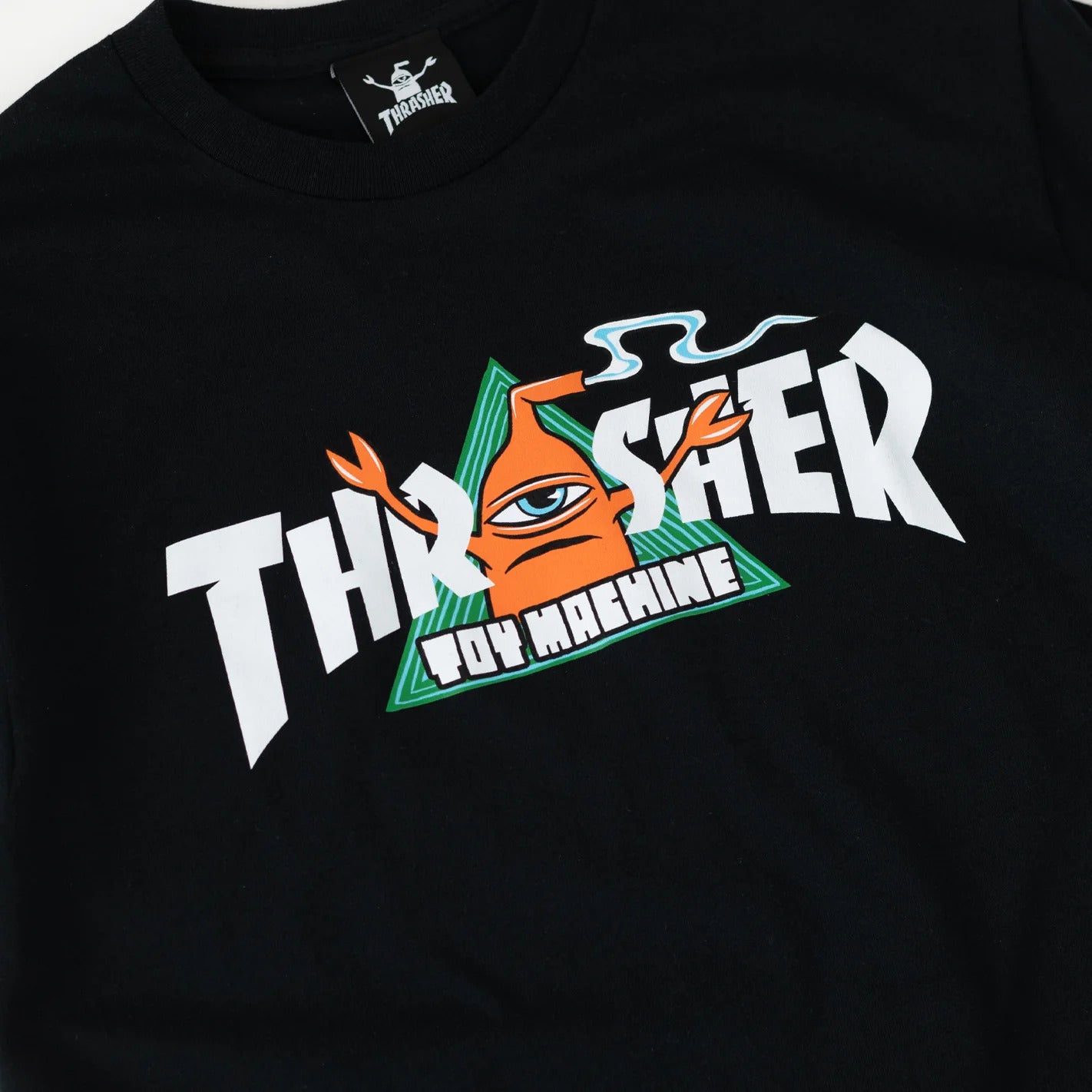 Camiseta Thrasher  TOY MACHINE VORTEX - Black/preto