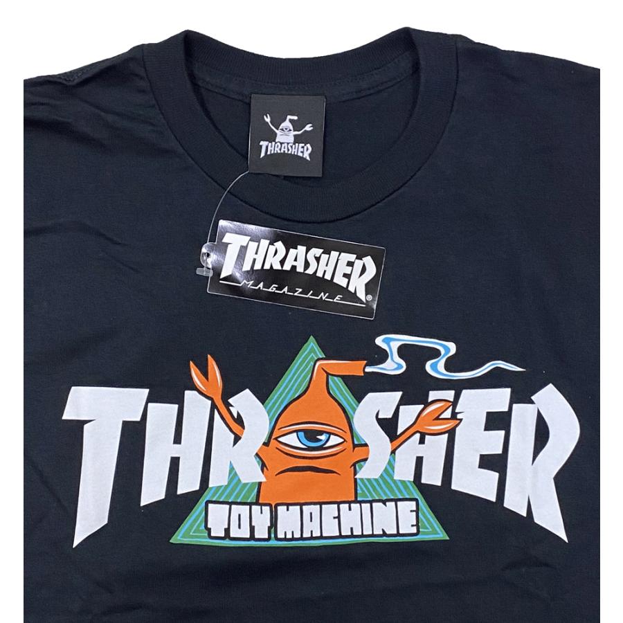 Camiseta Thrasher  TOY MACHINE VORTEX - Black/preto