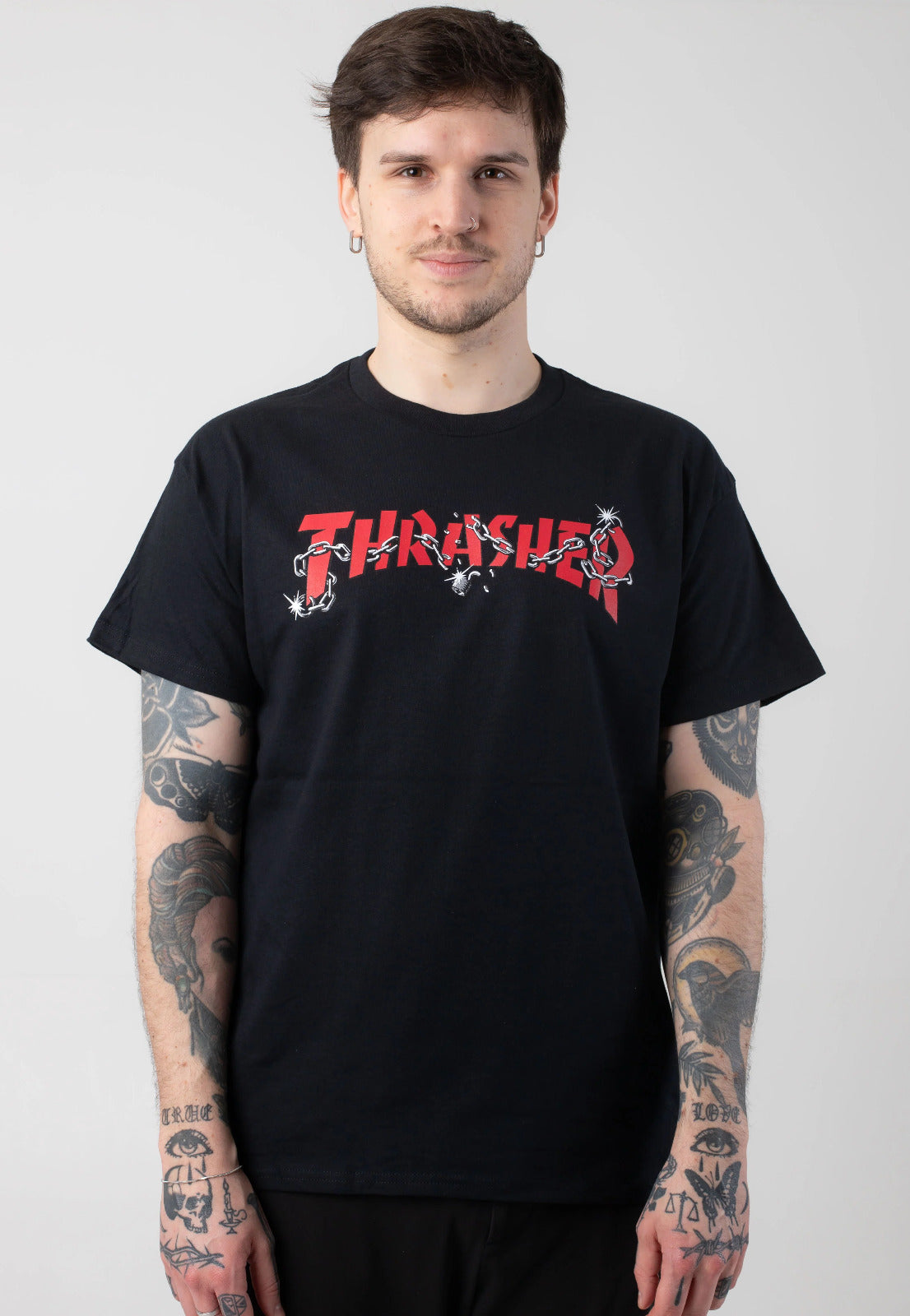 Camiseta Thrasher  CHAINS - Black/preto