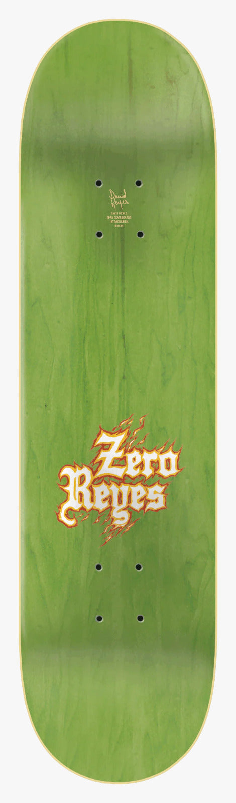SHAPE MAPLE  Zero Skateboards Reyes – There Will Be Blood 8.37" ( detalhes em alto relevo )