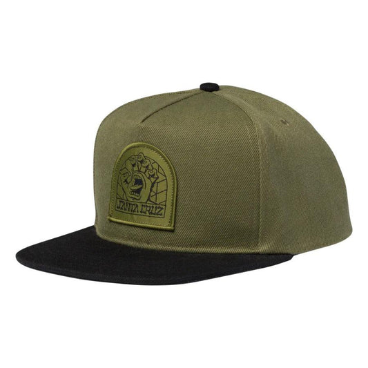 Boné Santa Cruz Snapback - Forged Hand - Green/Verde militar - Dreamin Shop BR