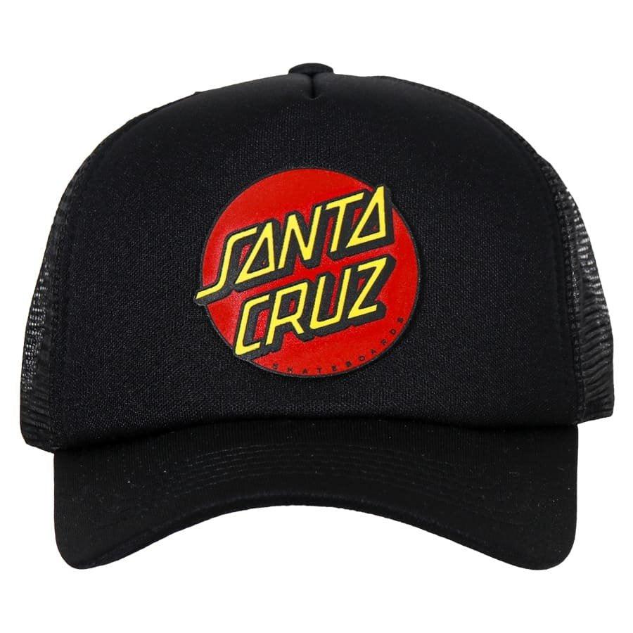 BONÉ SANTA CRUZ TRUCKER CLASSIC DOT PRETO - Dreamin Shop BR