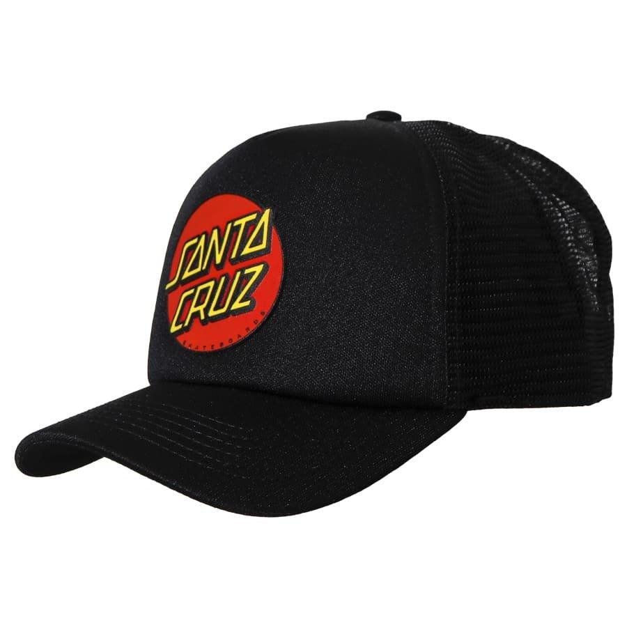 BONÉ SANTA CRUZ TRUCKER CLASSIC DOT PRETO - Dreamin Shop BR