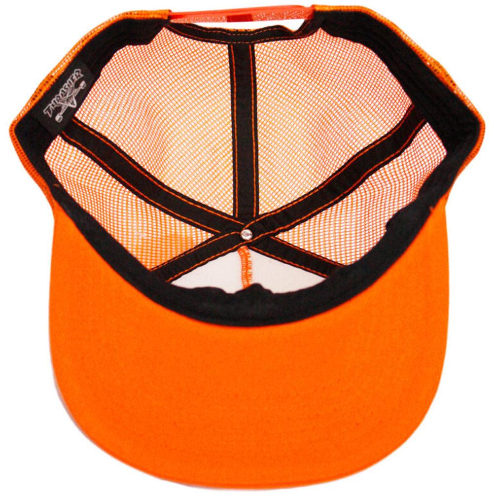 Boné Thrasher Trucker RTB Skate Goat Mesh - Laranja - Dreamin Shop BR