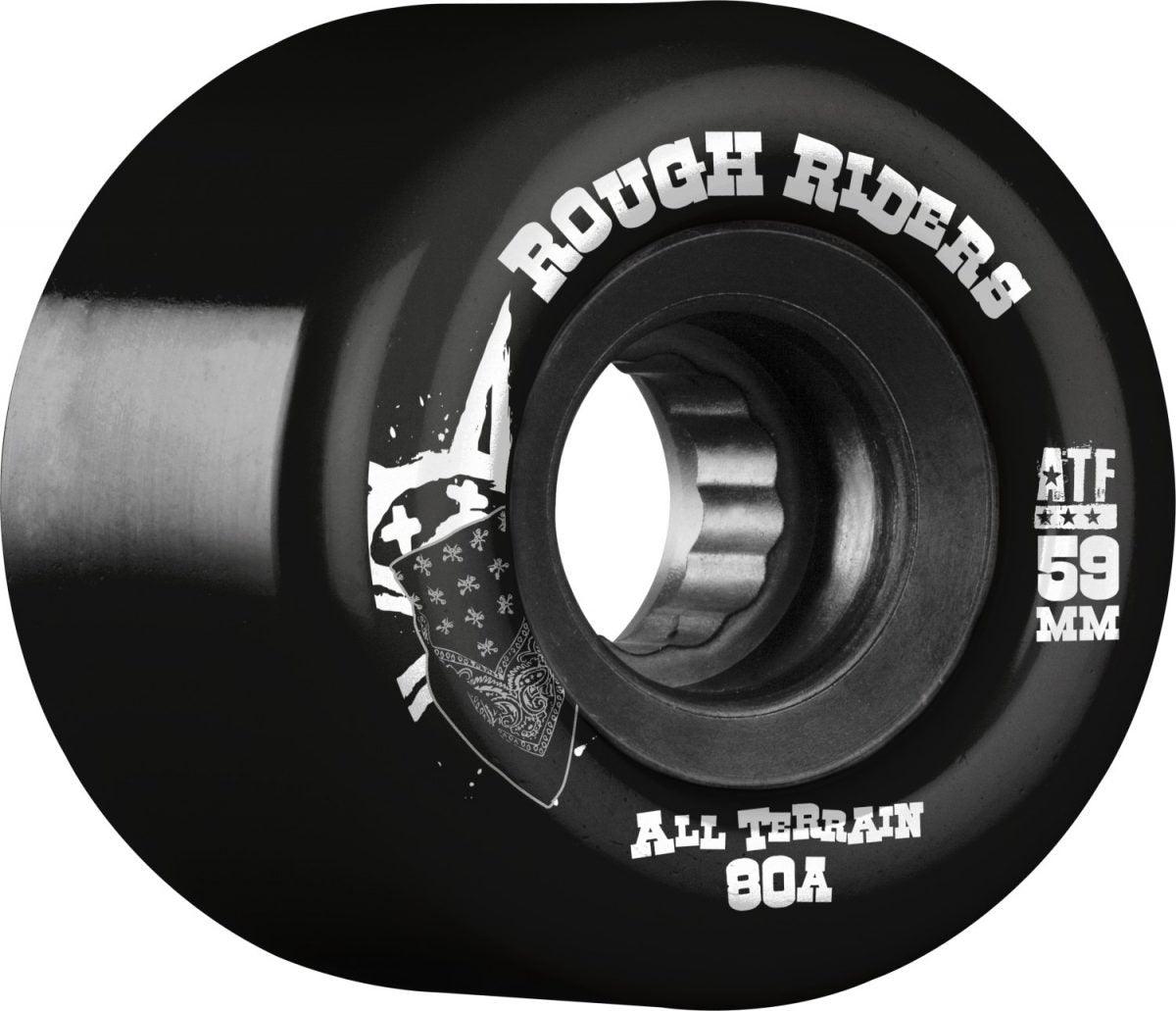 Bones wheels ATF ROUGH RIDERS BLACK 80A 59mm - Dreamin Shop BR