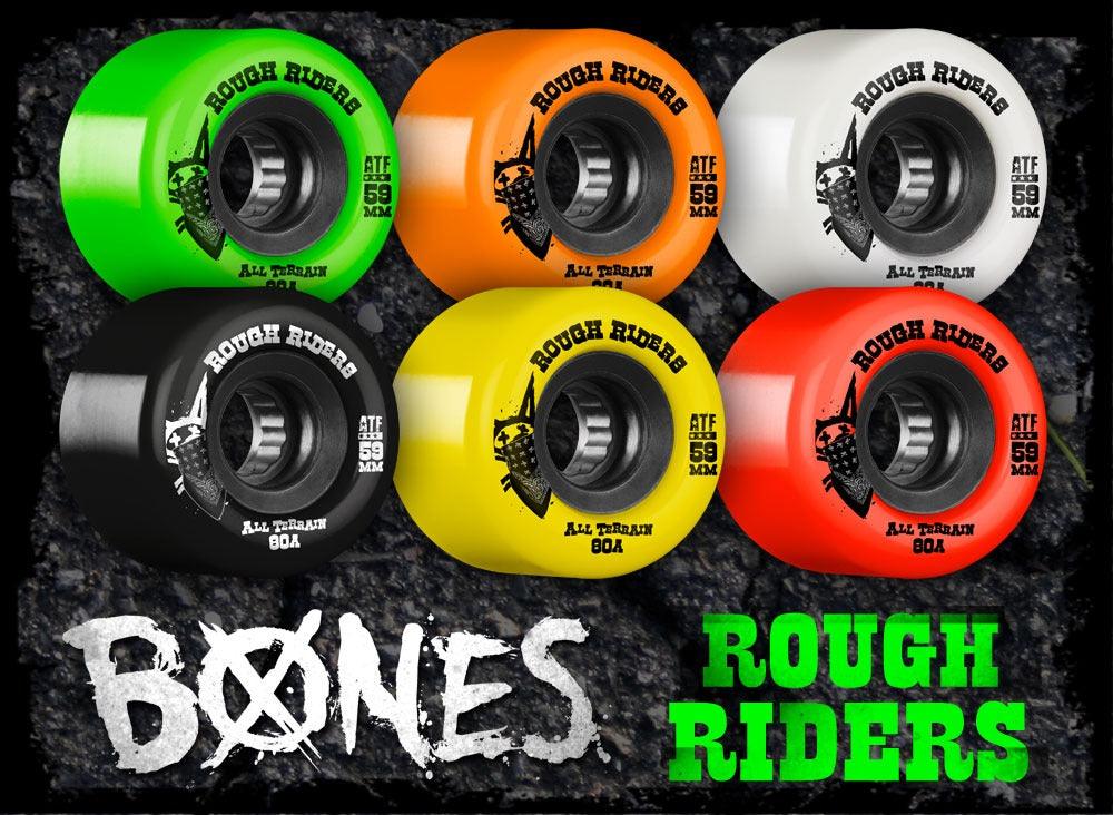 Bones wheels ATF ROUGH RIDERS BLACK 80A 59mm - Dreamin Shop BR