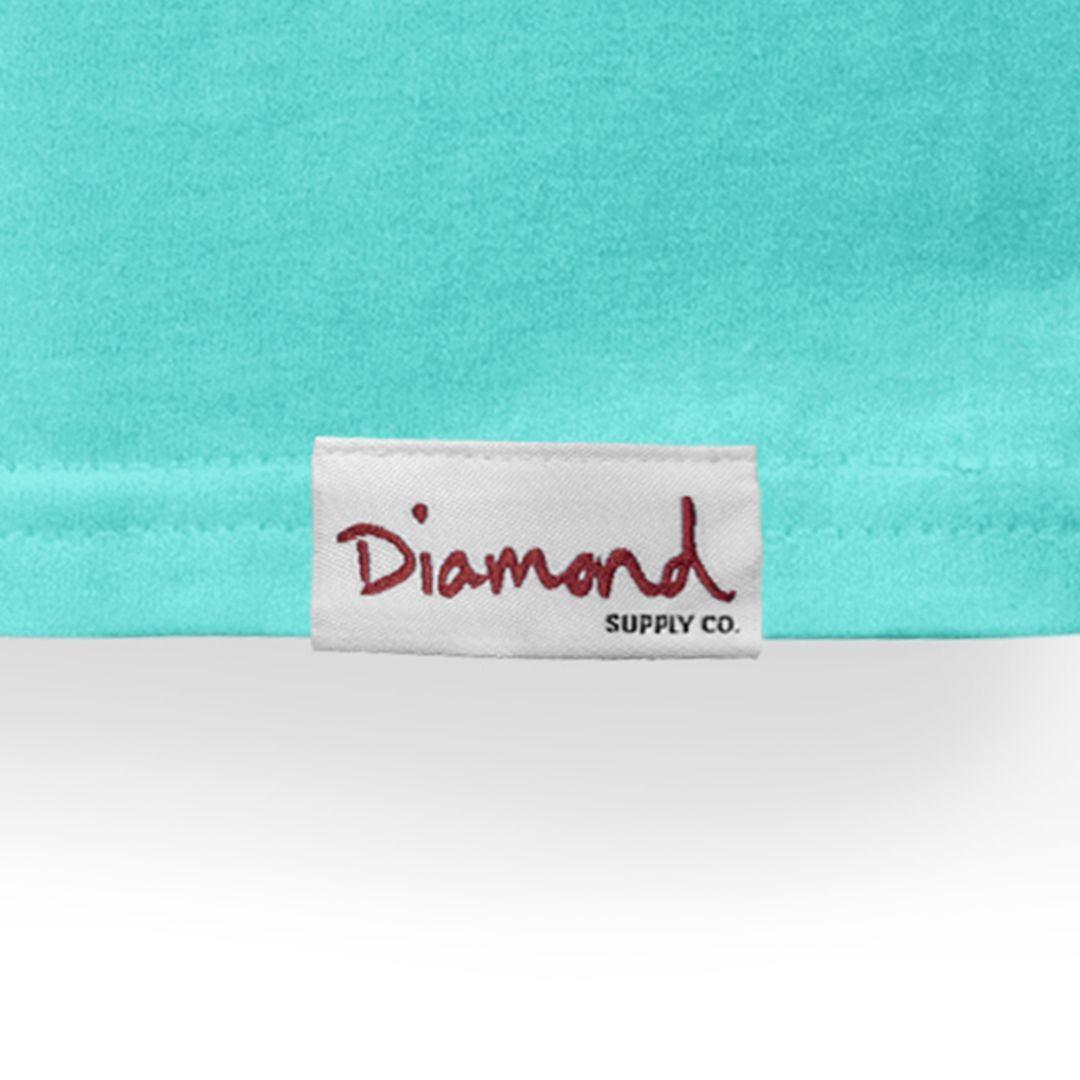 Camiseta Diamond Supply - CANARY FLOWERS TEE - Diamond Blue/ Azul Claro - Dreamin Shop BR