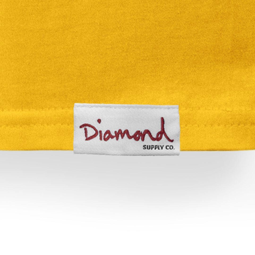 Camiseta Diamond Supply - CANARY FLOWERS TEE - Diamond Yellow/Amarelo - Dreamin Shop BR