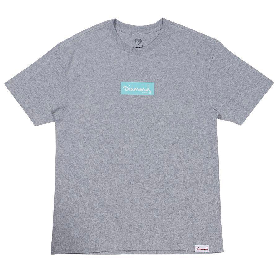 Camiseta Diamond Supply - OG MINI BOX TEE - Grey/ Cinza - Dreamin Shop BR