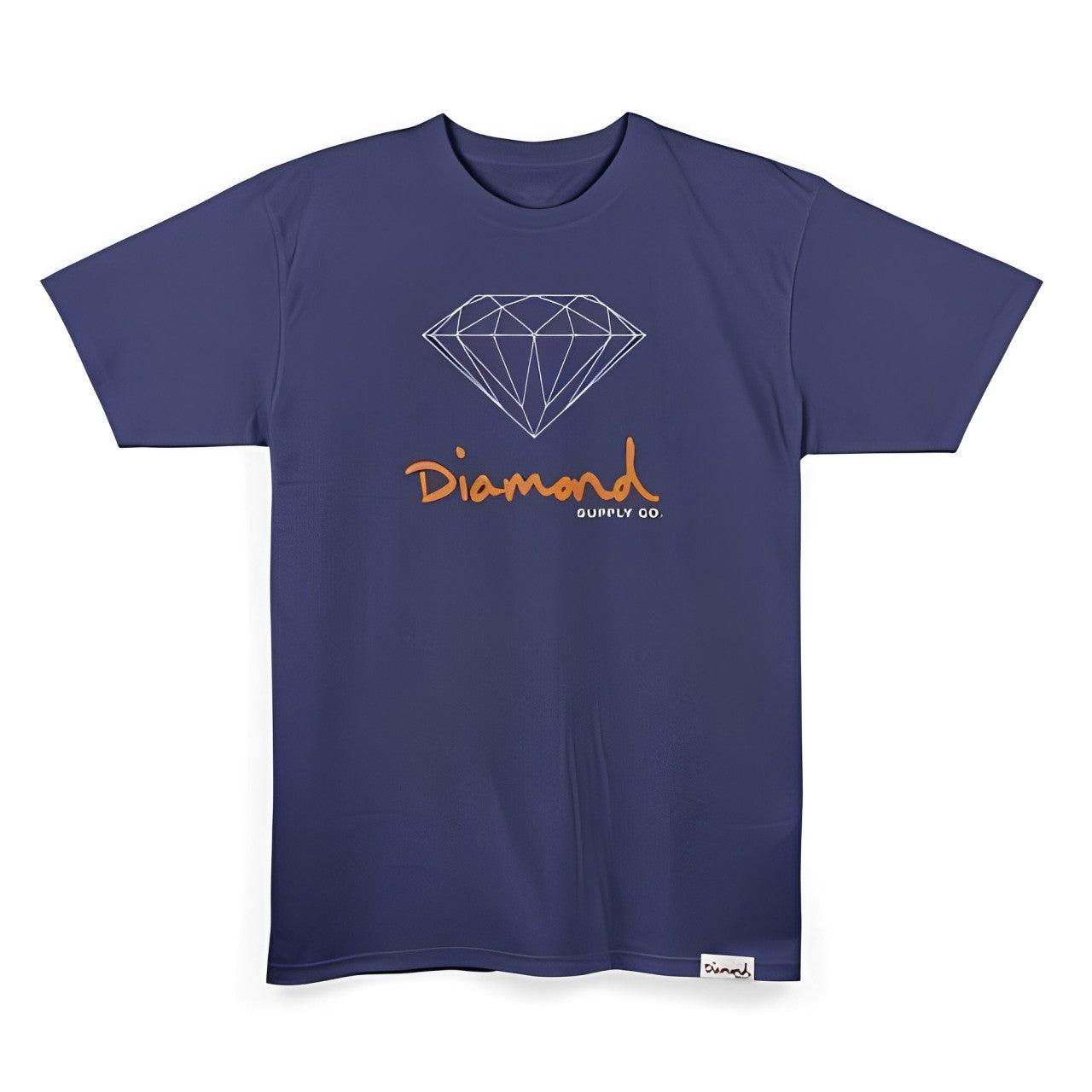 Camiseta Diamond Supply - OG SIGN TEE - Blueprint / Azul - Dreamin Shop BR