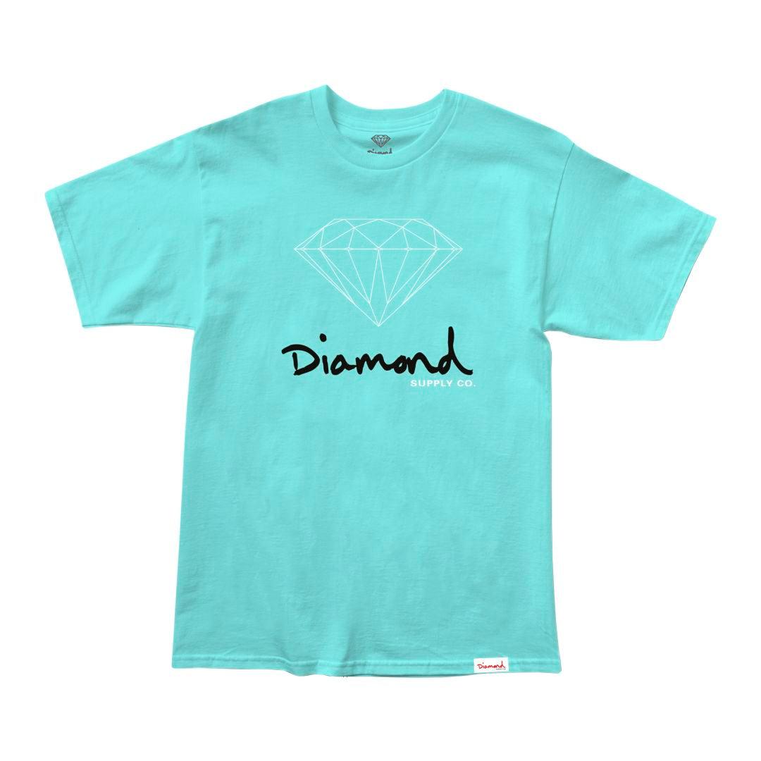 Camiseta Diamond Supply - OG SIGN TEE - Diamond Blue - Azul - Dreamin Shop BR