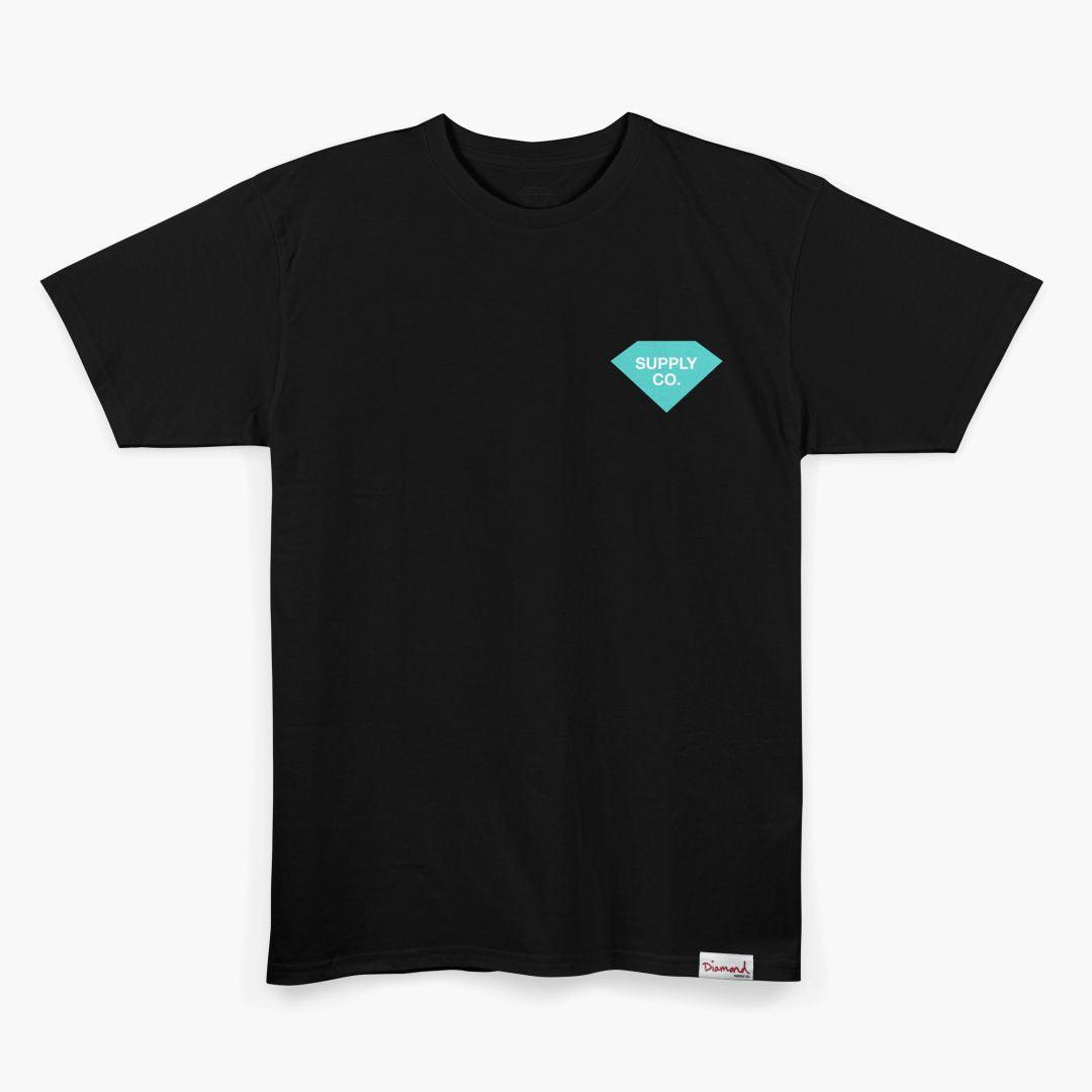 Camiseta Diamond Supply - SILHOUETTE SUPPLY TEE - Black/Preto - Dreamin Shop BR