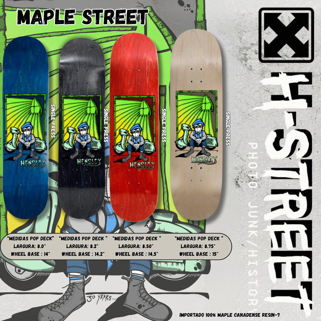 Shape importado H-Street Hensley  HENSLEY X HICKMAN GUEST ART Special Resin-7