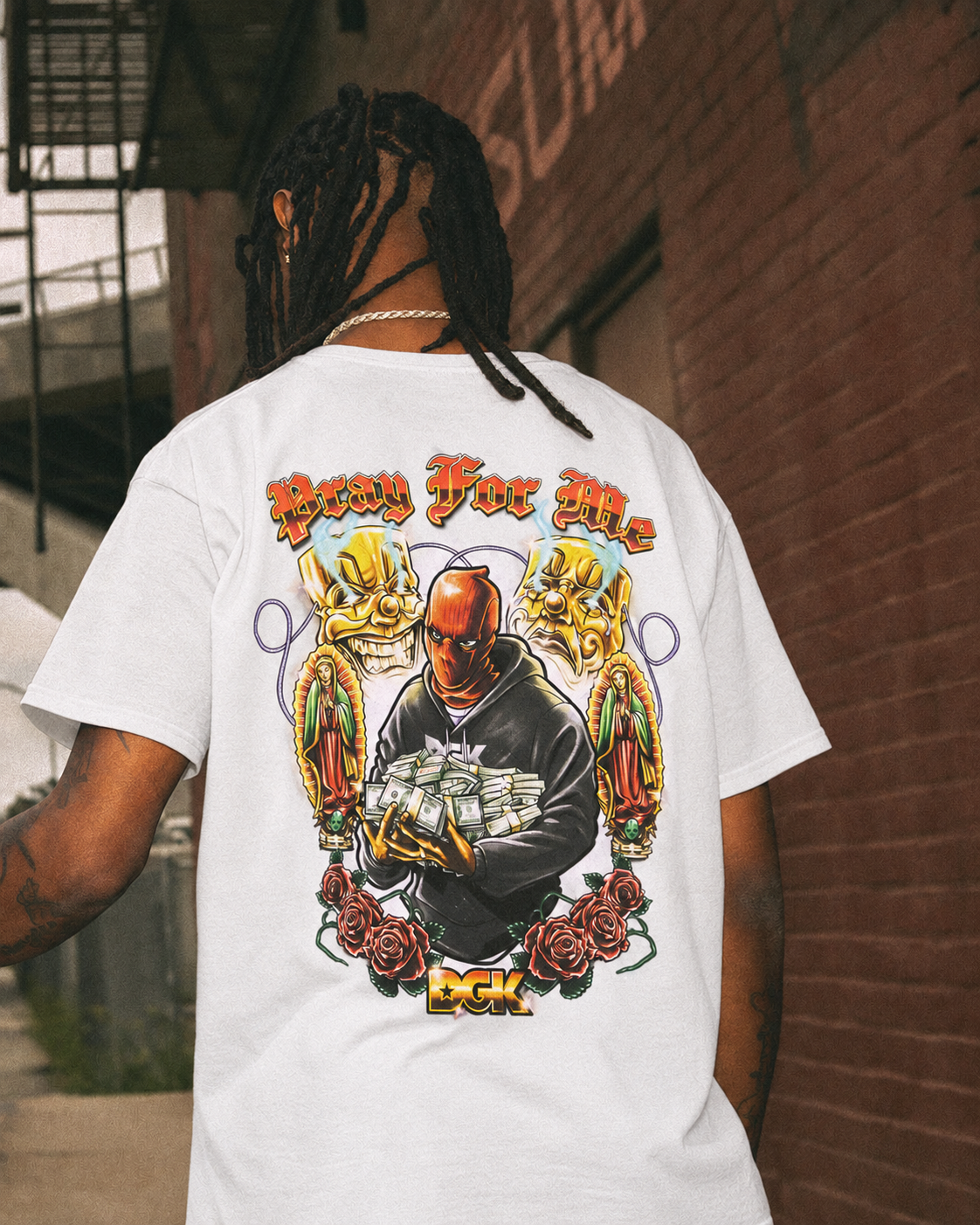 Camiseta Importada  DGK - DAILY GRIND  White/Branco