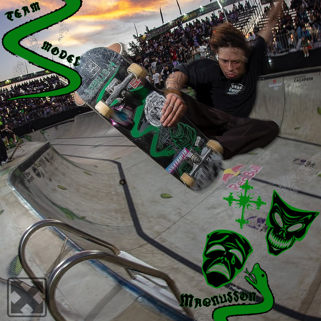 Shape importado H-Street Serpent & Mask Tony Mag 8" Resin-7