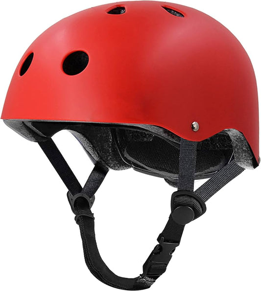 Capacete Importado Tourdarson Skateboard Helmet – Impact Resistance Red P
