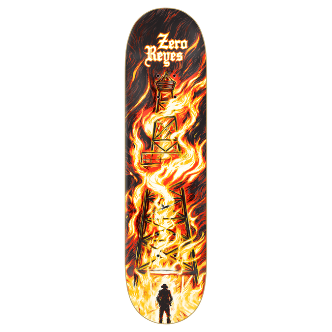 SHAPE MAPLE  Zero Skateboards Reyes – There Will Be Blood 8.37" ( detalhes em alto relevo )