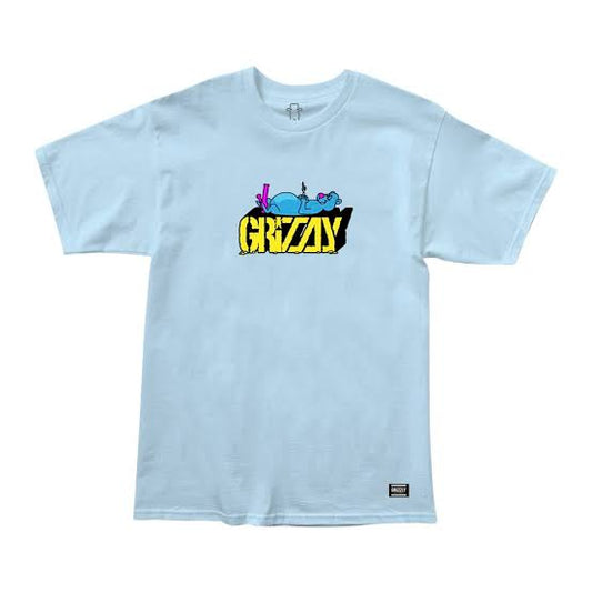 Camiseta Grizzly Couch Potato Baby Blue