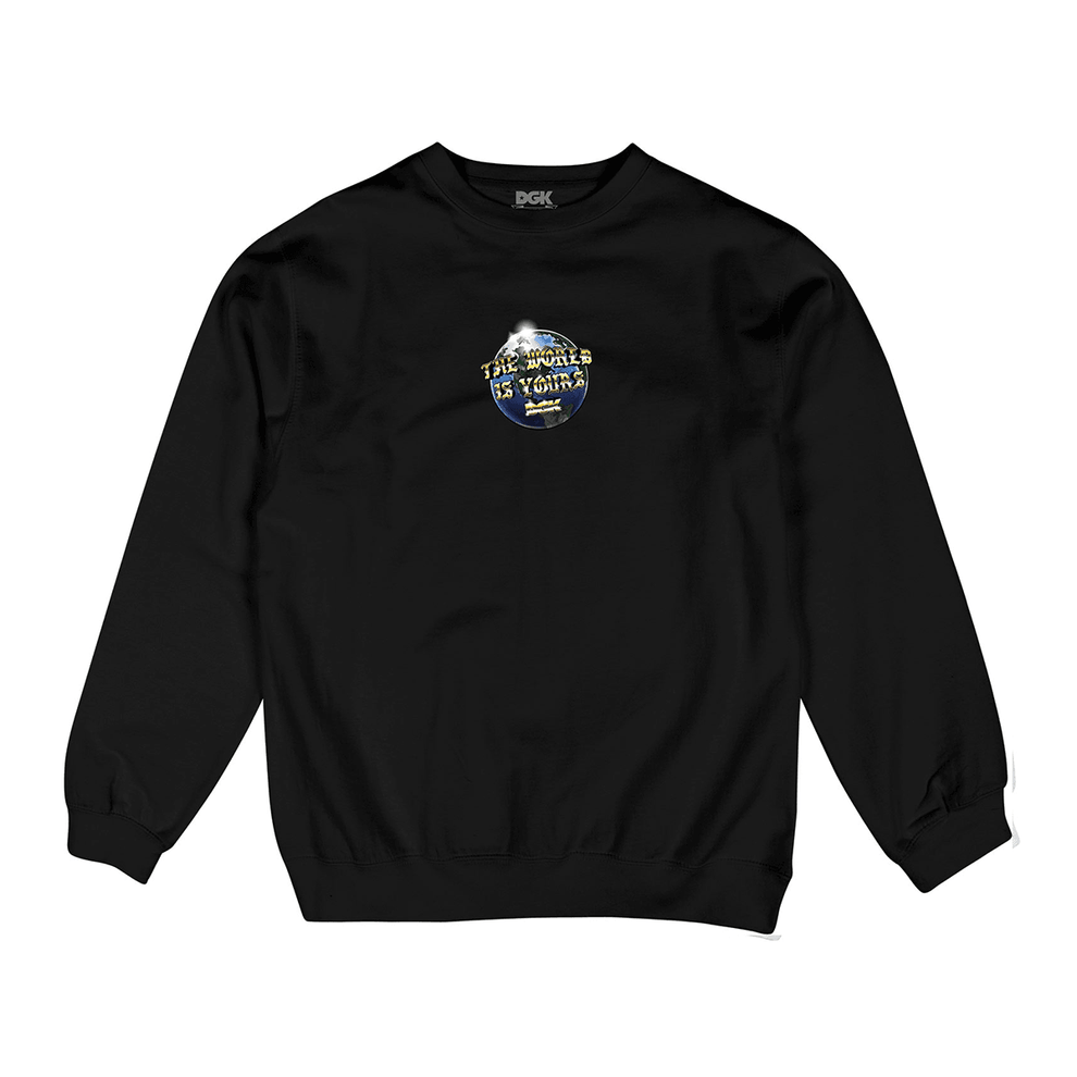 Moletom DGK importado Muerte Crewneck Fleece Preto - M