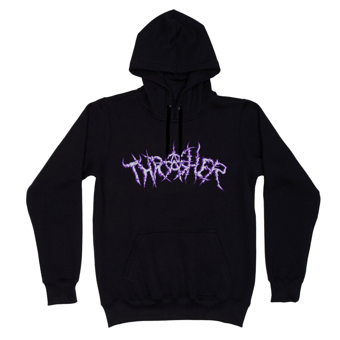 Moletom Thrasher MOLETOM THRASHER CANGURU FECHADO THORNS - Black/preto