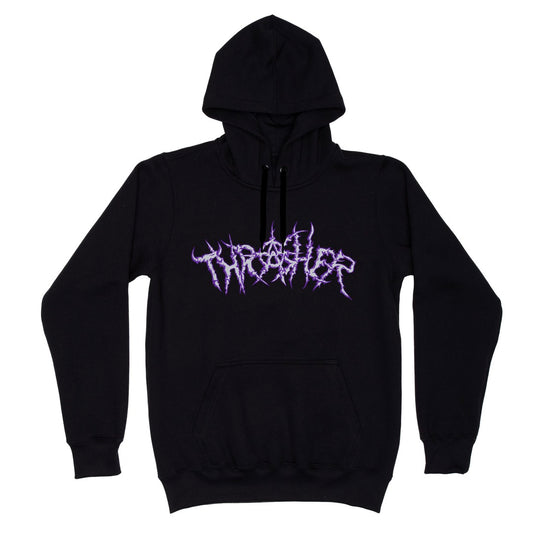 Moletom Thrasher MOLETOM THRASHER CANGURU FECHADO THORNS - Black/preto