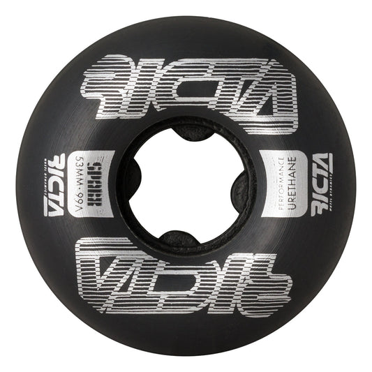Roda importada Ricta Wheels  WIREFRAME Sparxs Black  99D 53mm