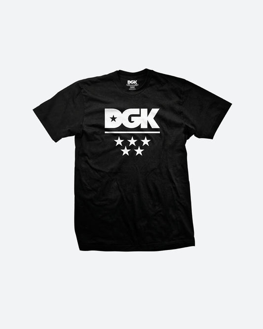 Camiseta Importada DGK - ALL STAR  BLACK/ PRETO (M)