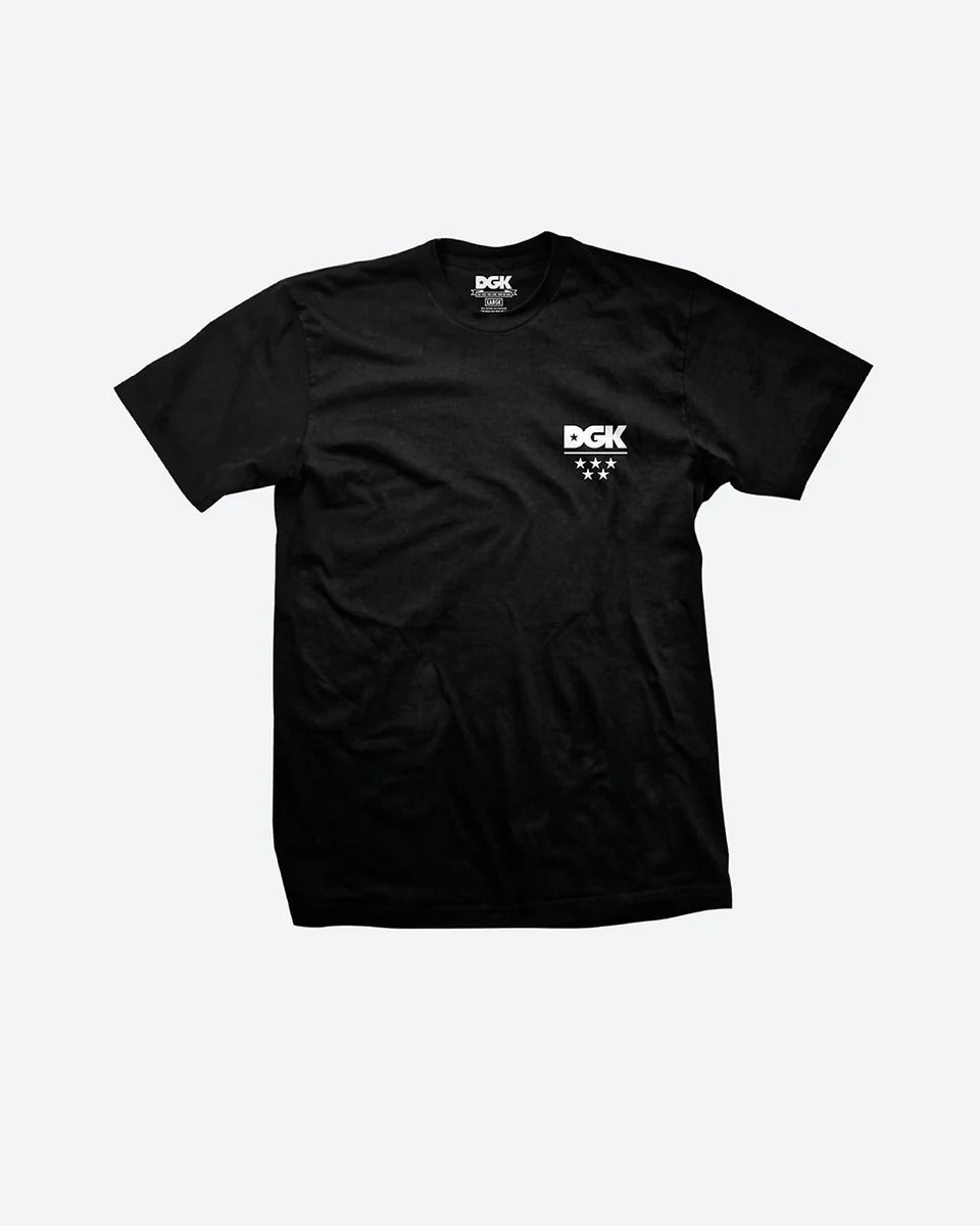 Camiseta Importada  DGK   - ALL STAR MINI LOGO  Black/Preto (M)