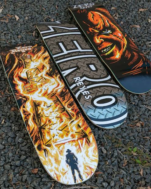 SHAPE MAPLE  Zero Skateboards Reyes – There Will Be Blood 8.37" ( detalhes em alto relevo )